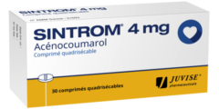 sintrom 4 mg دواعي استعمال