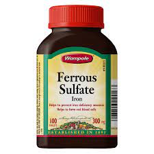دواعي استعمال حبوب ferrous sulfate
