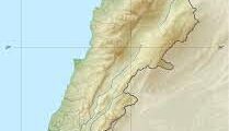 كم تبلغ مساحة اليابسة في لبنان